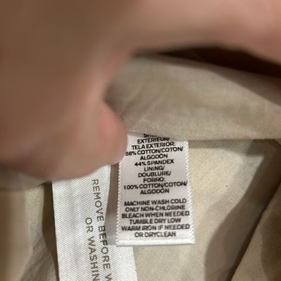 LOFT Mini Skirt Striped Geometric Career Casual Cute Skirt Size Small - Picture 5 of 5